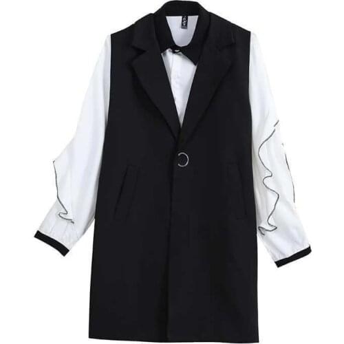 Spring Autumn New Long Sleeve Shirt Vest Formal Conjuntos De Mujer Uniform Business Suit 2 Piece Set Women Conjunto Feminino