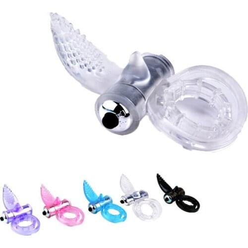 Silicone male delayed vibrating ejaculation cock ring Strong clitoral stimulation couples sexy toys male adult sex products