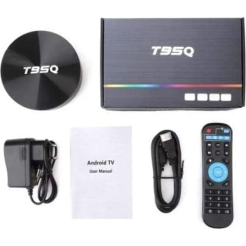 T95q 5pcs Amlogic S905X2 Android 8.1 TV BOX 4K Smart Media Player T95Q 4GB 32/64GB