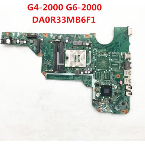 High quality For G4-2000 G6-2000 G4 G6 G7 Laptop motherboard DA0R33MB6F1 HM76 DDR3 100% full Tested