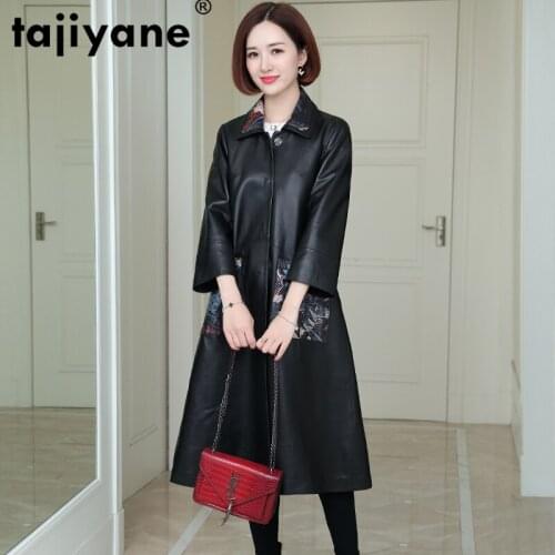 Real Genuine Leather Jacket Women Winter Jacket Women Sheepskin Coat 2020 Autumn Winter Korean Fashion X-long Coats XU19DG-PY929