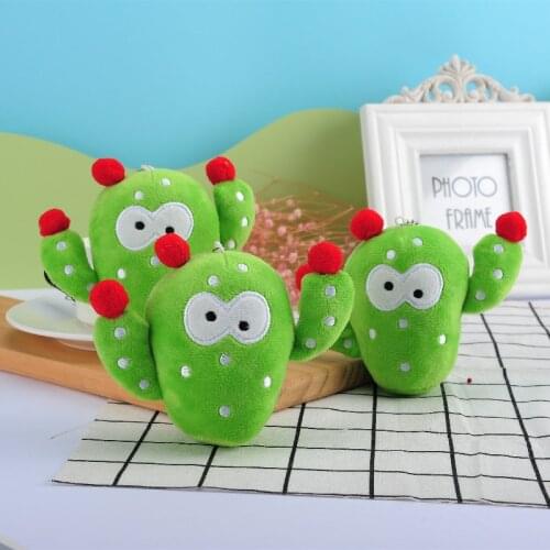 Hot Sale Kawaii New Plush cactus keychain potted pendant hot-selling small gifts cactus key chain bag pendant key chain