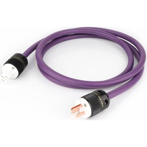 1.5m Hifi 6N power cable with US power plug CD AMP hifi power cord cable