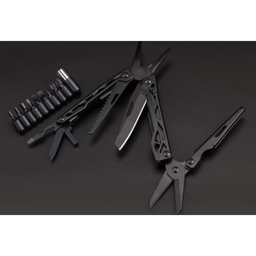 10 In 1 EDC Hand Tool Screwdriver Mini Portable Stainless Multitool Fold Pocket Folding Knife Pliers Outdoor Camping