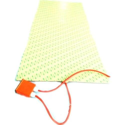 120v 1500w 600*1300*1.5mm Silicone 3d printer Hot Plate digital thermostat on wire 1000mm lead out from middle of 600mm side