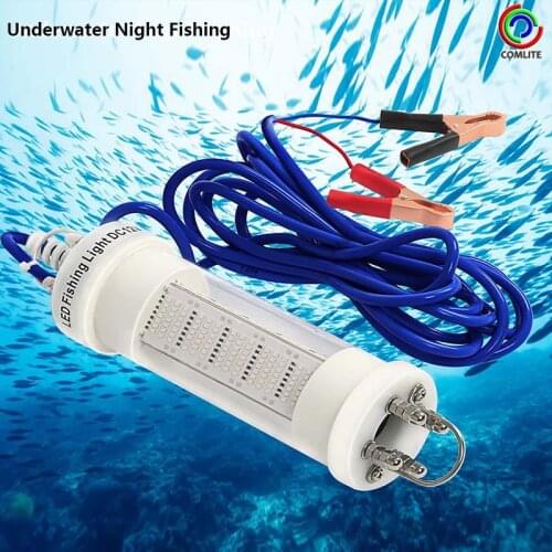 200W Red Green Blue color Marine Boat Underwater LED Squid Fishing Light 12VDC/24VDC