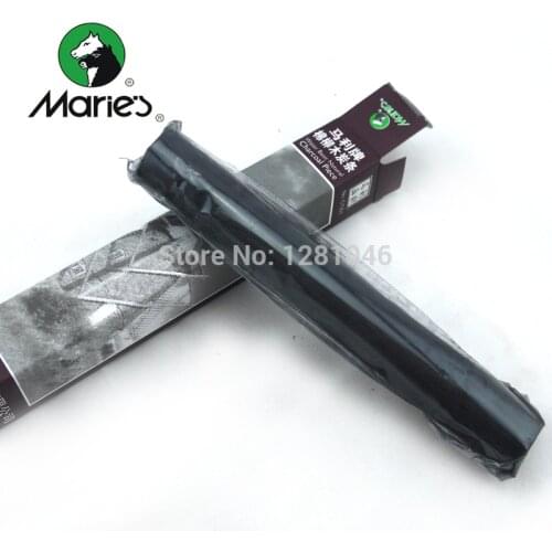 5pcs/lot Maries Natural Willow Charcoal 140*13mm Thick Sketch Charcoal Bar Oil Painting Draft Drawing Art Supply