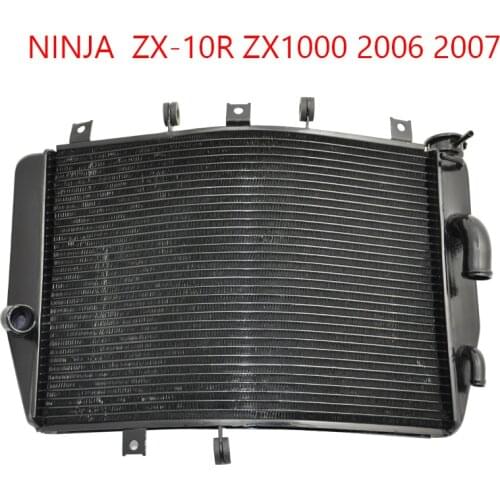 For Kawasaki NINJA ZX-10R ZX10R ZX1000 2006 2007 ZX 1000 NINJA 1000 Motorcycle Engine Radiator Aluminium Replace Cooler