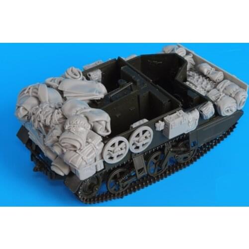 World War II British MK.II Buren armored personnel carrier resin modification 1:35