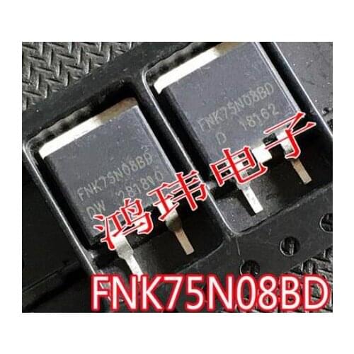 Free shipping 20PCS FNK75N08BD FNK75N08B TO-263