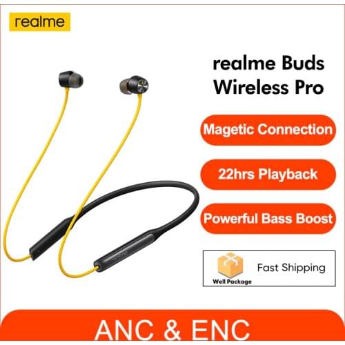 Realme Buds Wireless Wireless Magnetic Connection Active Noise Reduction High-resolution Audio Headset
