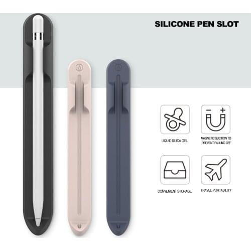 Colorful Soft Compatible Pencil Case Soft Silicone Holder Capacitor Pen Magnetic Case for iPad 10 Apple Pencil 1 2