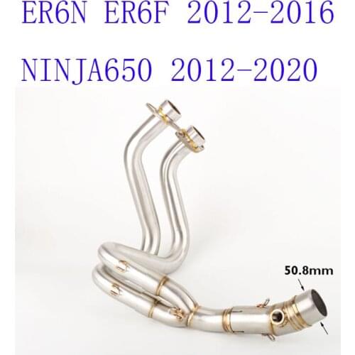 ER6N ER6F 2012-2016 Z650 2012-2020 Motorcycle Exhaust Full System Exhaust And Link Pipe Escape Moto