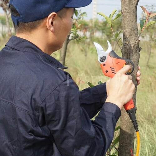 HDP818 electric pruner shear WORKING WHOLE DAY LONG