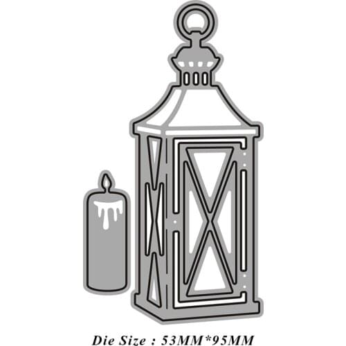 JMCRAFT Candles And Beautiful Lampshades Metal Cutting Dies DIY Scrapbook Handmade Paper Craft Metal Steel Template Dies