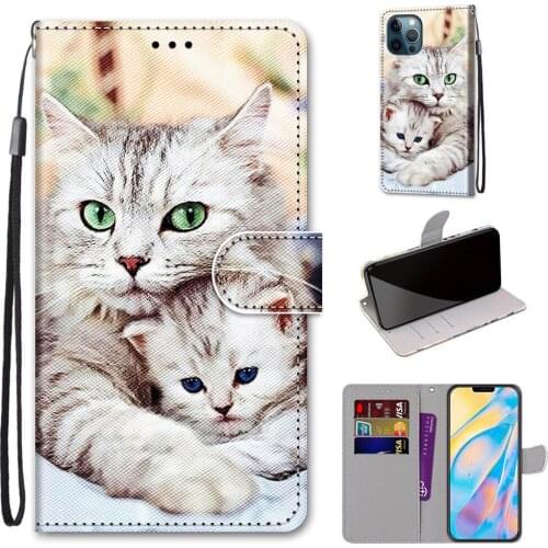 100pcs/Lot Pattern Colors Leather Case For IPhone 12 11 Mini Pro X XR XS Max Card Holder Wallet