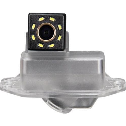 Misayaee Car Rear View Reverse Parking Camera Golden 8 LED for Mitsubishi Lancer EX Evolution X Pajero Io Grandis MPV