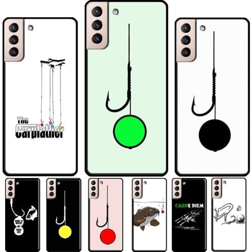 Carp Fishing Boilie Rig Hook Soft Case For Samsung Galaxy S21 Ultra Note 20 10 9 S8 S9 S10 Plus S20 FE Phone Cover