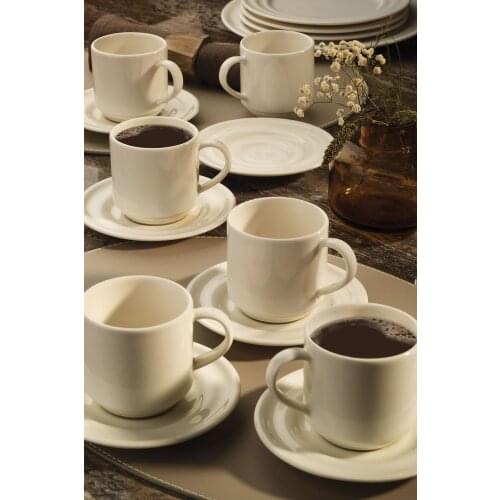 Cream Coffee Set Cream