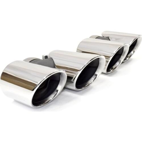 1 Pair Modified Parts Stainless Steel Muffler Tips Exhaust tips Tailpipe Fit for 2013-2015 Porsche Carrera 911