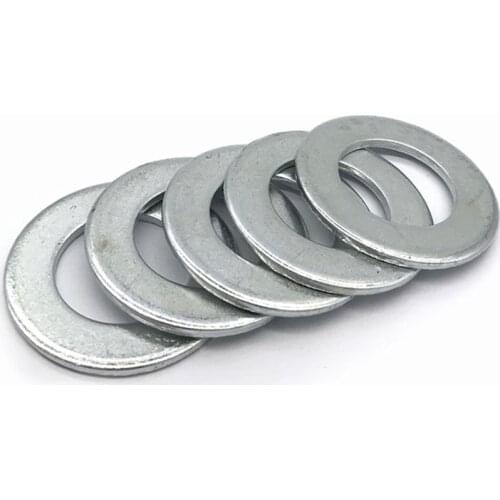 Galvanized Gasket M5 M6 M8 M10 M12 Flat Washer 50pcs