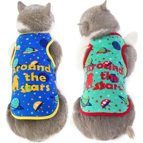 Dog Clothes Summer Chihuahua Breathable Coat Costumes Short Sleeve T-shirt For Small Cat Chaleco Perro French Bulldog Pet Vest