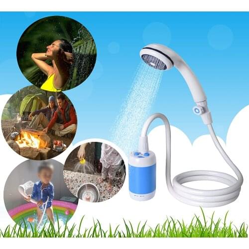 Portable 4800mah Universal Car Washer Shower Set Portable Electric Pump Outdoor Camping Travel Car Washer Hiking Pet Washer