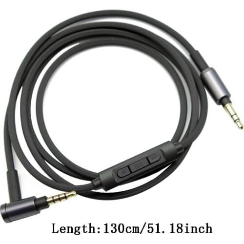 Audio Cable Headphone Extension Cord with Mic for MDR-10R MDR-1000X WH-1000XM2 WH-1000xm3 WH-CH700N MDR-100ABN MDR-1A