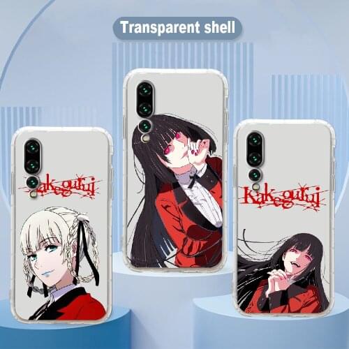 Kakegurui Anime Phone Case Transparent For Huawei P Mate P10 P20 P30 P40 10 20 Smart Z Pro Lite 2019 transparent silicone
