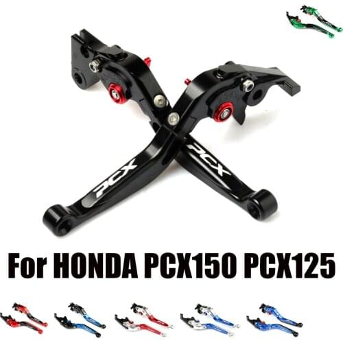 CNC Motorcycle Folding Extendable Adjustable Brake Clutch Lever Hand lever For HONDA PCX150 PCX125 PCX 150 PCX 125 Brake Lever