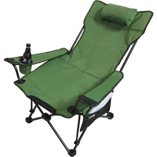 Outdoor Folding Fish Chair Recliner Portable Chair Beach Chair Fishing Chair Camping Hiking Fishing Stool Fish Pesca Accessories