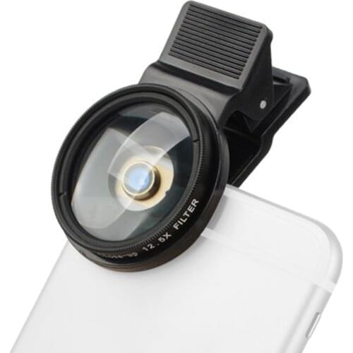 ZOMEI Professional 37mm 12.5x Close Up Filters Phone Filter Lens for iPhone/Huawei/Samsung/HTC/LG Mobile Cellphone