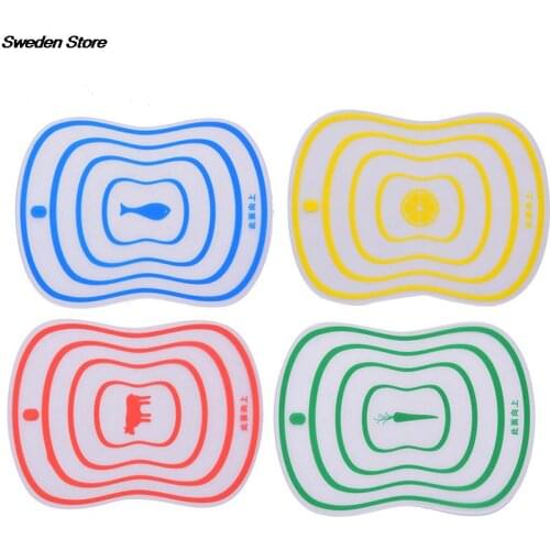 1pc Vegetable Fruit Meat Chopping Board Household Kitchen Tools Kitchen Cutting Board Non-slip Frosted Chopping Board 20*15cm