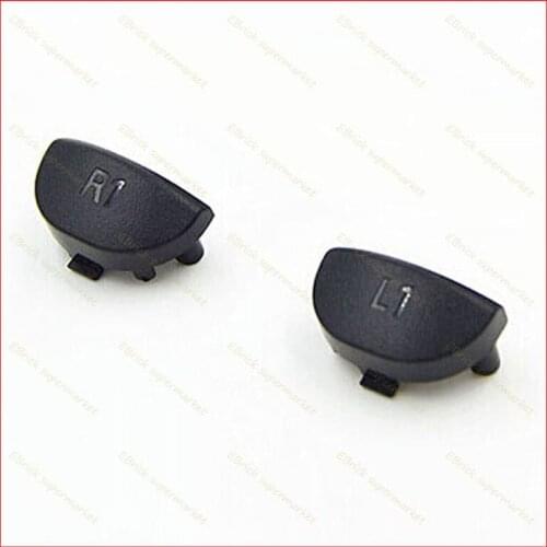 100set/lot 2 in 1 Black L1 R1 Trigger buttons For Sony PlayStation 4 PS4 Controller DualShock 4