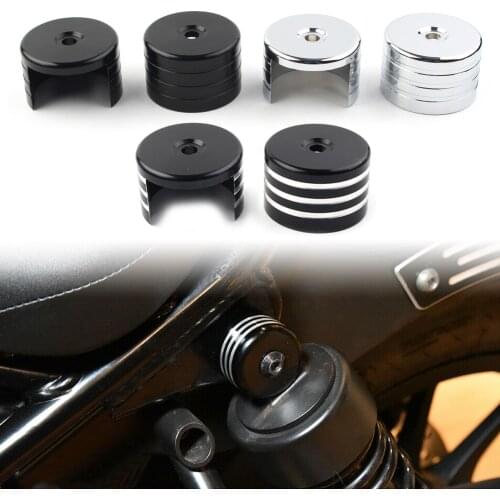2Pcs Motorcycle Aluminum Rear Shock Absorbers Cap Guard Cover for Honda REBEL CMX 500 2017 2018 2019 2020