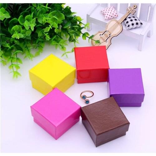 24pcs Gift Box Set Jewelry Box for Anniversaries Weddings Birthday 5x5x3.4cm
