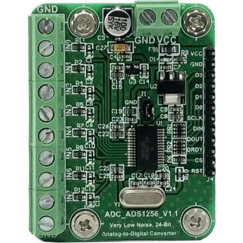 ADS1256 module 24 bit ADC 8-channel acquisition ad module high precision ADC acquisition data acquisition card