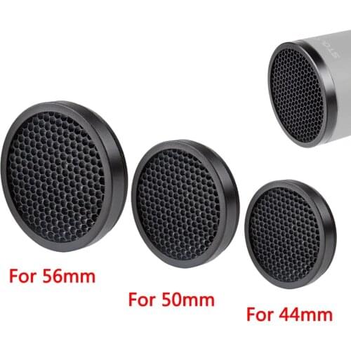 Scope Accessories Mesh 44MM 50MM 56MM Hunting Equipment Optical Aim Sight Rifle Scope Sunshade Caps Killflash