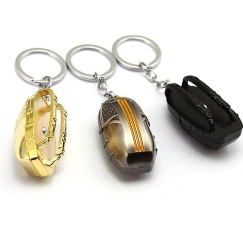 New Game Playerunknowns Battlegrounds Keychain PUBG Metal Black Can Open Bag Key Chain Rings Portachiavi Porte Clef Men Jewelry