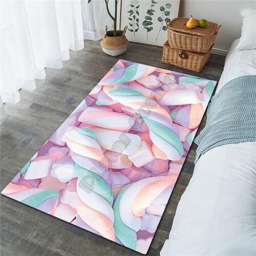 Cotton Candy Rug 3D All Over Printed Non-slip Mat Dining Room Living Room Soft Bedroom Carpet 01