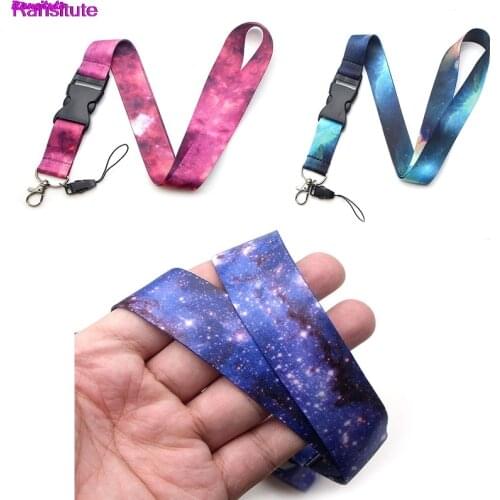 R82 Ransitute Starry Cloud Series Mobile Phone Strap Neck Lanyard Key ID Card Mobile Phone USB Stand Lanyard Ribbon