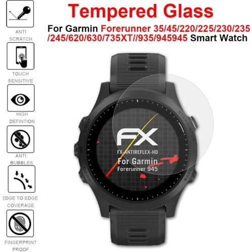 9H 2.5D Tempered Glass For Garmin Forerunner 35 45 220 225 230 235 245 620 630 735xt 935 945 Smart Watch Screen Protector Film