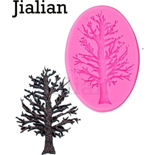 Christmas trees silicone mold fondant mold cake decorating tools chocolate gumpaste mold formas de silicone F0956