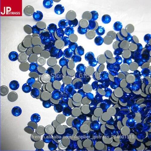 SS20 DMC Hot fix rhinestone with 1440pcs each pack sapphire for brooch bouquet by China post air mail free shipping