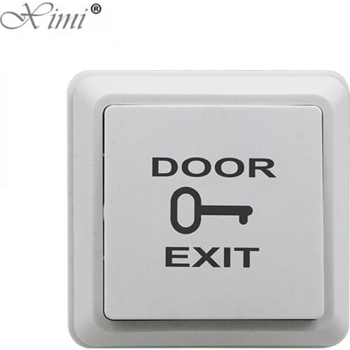 Surface Installing Good Quality Fireproof Plastic Push Exit Button Door Exit button Switch For Access Control System