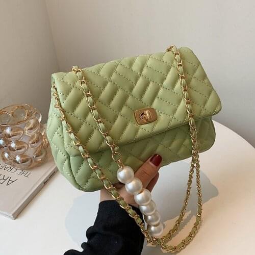 High Quality Women Pu Leather Handbags Chain Shoulder Bags Fashion Ladies Purse Crossbody Bags for Women Casual Messenger Bag