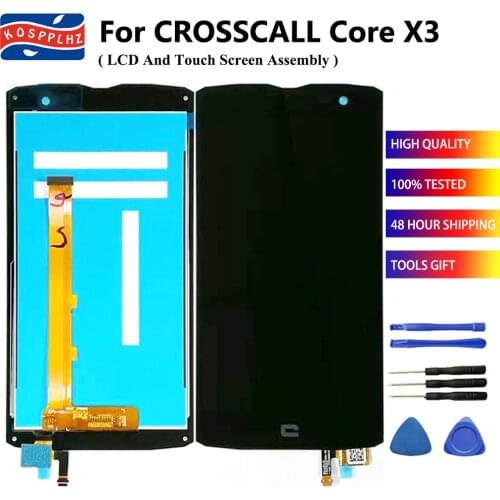 5.0" For Crosscall core-x3 Core X3 Display LCD + Touch Screen Sensor Digitizer Assembly 100% Tested Core X3 LCD Replacement Tool