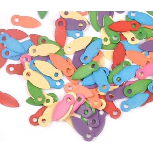 100Pcs Multicolor Brads For Scrapbook Embellishment Rotating Locks Buttons Brad DIY Photo Album Frame Handmade Shoes Decor c2195
