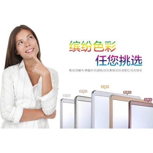 Aluminum HD Explosion-proof Mirror Built-in Sliding Mirror Closet Built-in Hidden Folding Rotary Telescopic Dressing Mirror