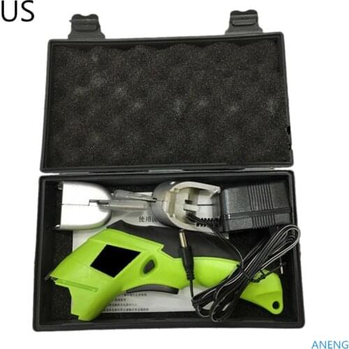 4V Cordless Rechargeable Handheld Electric Scissors Multipurpose for Fabric Leather Cloth Sewing Cutting Tailor Scissor